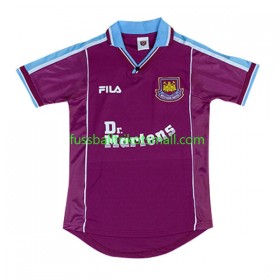 Fußballtrikots West Ham United 1999-2001 Retro Kurzarm Heimtrikotsatz kaufen